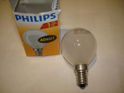 Лот: 6691835. Фото: 1. Лапмочка Philips 40w e14 220v. Другое освещение