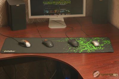 Лот: 4726562. Фото: 1. Игровой коврик Razer Goliathus... Коврики