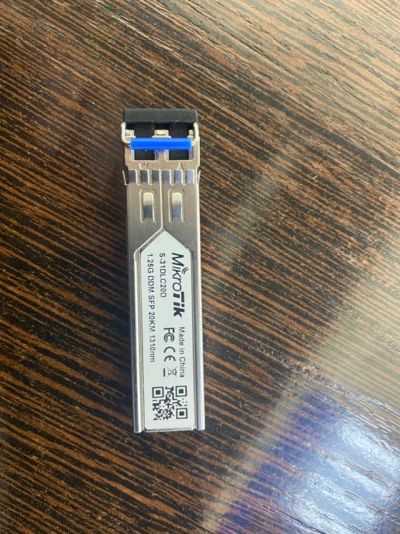 Лот: 18406254. Фото: 1. sfp-модуль mikrotik s-31dlc20d... WiFi, Bluetooth адаптеры