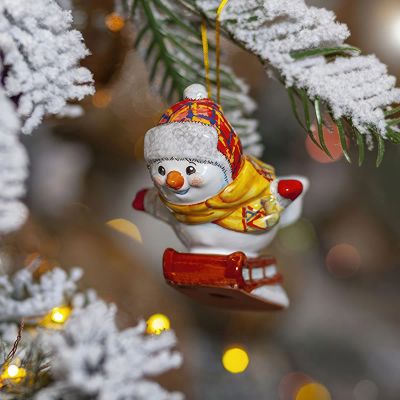 Лот: 25735283. Фото: 1. Елочная игрушка Ярославская Керамическая... Гирлянды, шарики, новогодние аксессуары