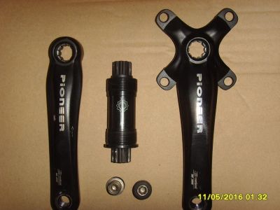Лот: 7518245. Фото: 1. Шатуны Prowheel Pioneer, с кареткой... Запчасти