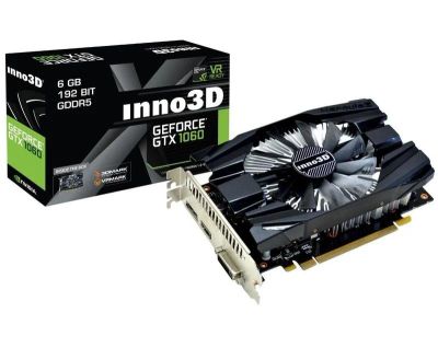 Лот: 10751794. Фото: 1. 6Gb INNO3D GTX 1060 Compact Новая... Видеокарты