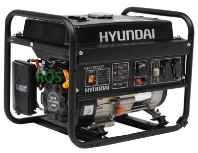 Лот: 16069231. Фото: 1. Бензиновый генератор Hyundai HHY... Бензо-, мотоинструмент
