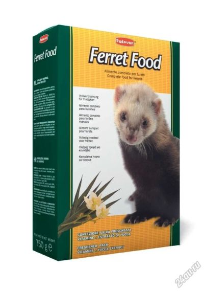 Лот: 5872656. Фото: 1. Корм Padovan Ferret Food для хорьков... Корма