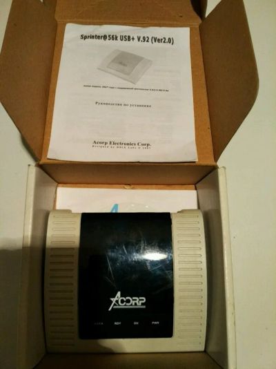 Лот: 10985028. Фото: 1. Модем Acorp adsl. Проводные модемы