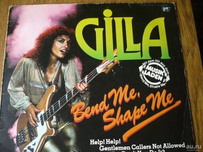 Лот: 13642635. Фото: 1. GILLA. " Bend Me, Shape Me." LP... Аудиозаписи