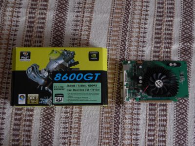 Лот: 404383. Фото: 1. PCI-E PALIT GeForce 8600GT, G84... Видеокарты