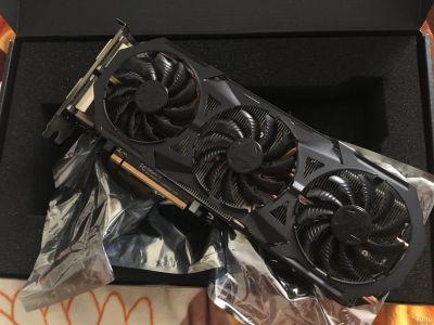 Лот: 17054384. Фото: 1. Видеокарта Gigabyte GTX 970 g1... Видеокарты