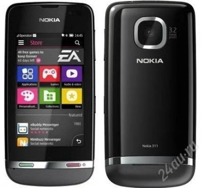Лот: 2498656. Фото: 1. Продам смартфон Nokia Asha 311... Смартфоны