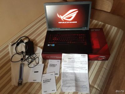 Лот: 10392962. Фото: 1. Игровой ноутбук ASUS ROG GL752VW-T4033T... Ноутбуки