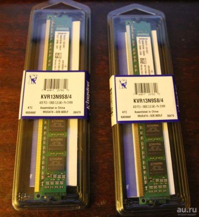 Лот: 8494172. Фото: 1. Новые! Kingston DDR3 4GB PC3-10600... Оперативная память