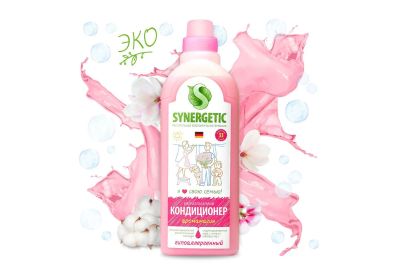Лот: 23635772. Фото: 1. Кондиционер для белья SYNERGETIC. Бытовая химия
