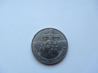 Лот: 7041243. Фото: 1. Канада 1 доллар 1984 " 450 лет... Америка