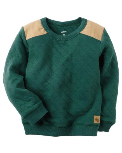 Лот: 8869749. Фото: 1. стеганный пуловер, фирма Carters. Свитера, кофты, трикотаж