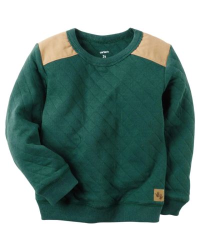 Лот: 8869749. Фото: 1. стеганный пуловер, фирма Carters. Свитера, худи, толстовки