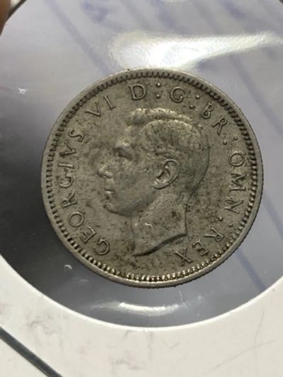 Лот: 20006952. Фото: 1. Великобритания 6 пенсов, 1950. Великобритания и острова