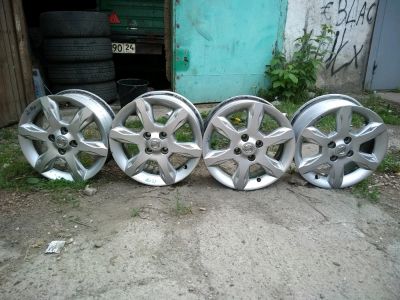 Лот: 11660549. Фото: 1. Литье 4х100 r15.nissan almera. Диски