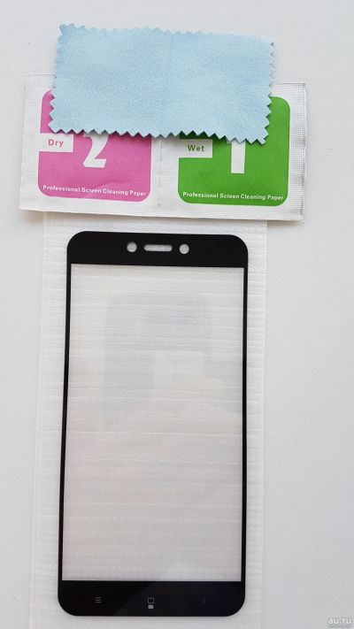 Лот: 12968399. Фото: 1. Стекло Xiaomi Redmi 5A (черная... Защитные стёкла, защитные плёнки