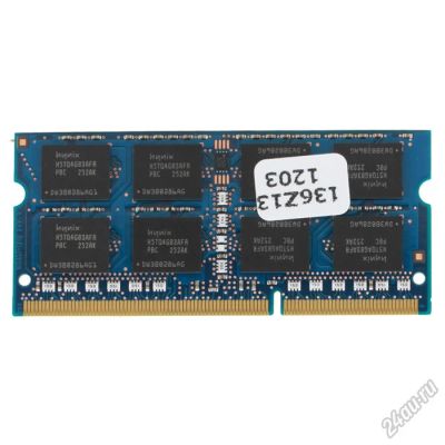 Лот: 5553463. Фото: 1. Hynix SO-DIMM DDR3 4Gb PC12800... Оперативная память