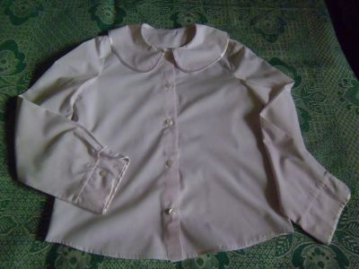 Лот: 19543477. Фото: 1. Блузка х\б, цвет бледно-розовый... Блузы, рубашки