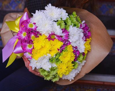 Лот: 7265636. Фото: 1. Сборный букет. Цветы на Щорса... Свежие цветы