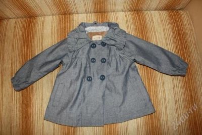 Лот: 1154888. Фото: 1. Летний плащик ZARA 12-18 мес. Верхняя одежда