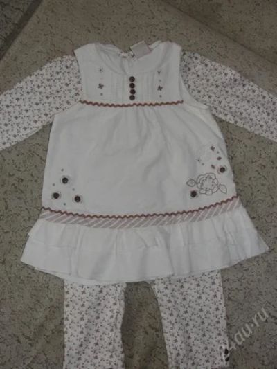 Лот: 2730074. Фото: 1. Платье Zip Zap 68-80см. Костюмы, пиджаки, комбинезоны