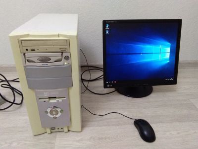 Лот: 16811858. Фото: 1. Компьтер 4 Гб DDR3 с монитором. Компьютеры в сборе