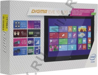 Лот: 6063570. Фото: 1. Планшет Digma EVE 10.3 3G 16 Гб... Планшеты