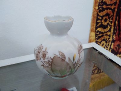 Лот: 11827816. Фото: 1. Вазочка ЛФЗ подбукетник СССР. Фарфор, керамика