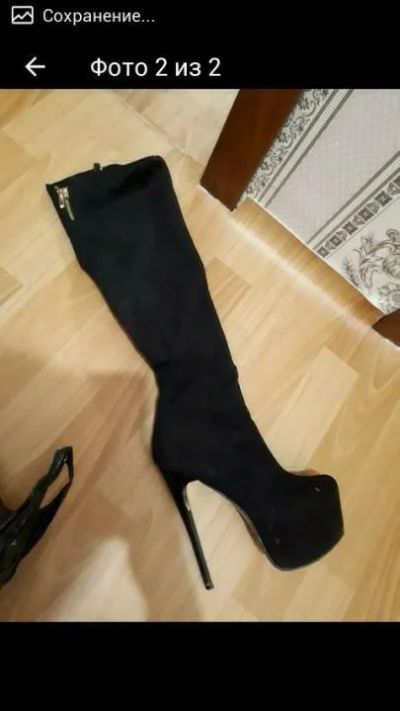Лот: 11092825. Фото: 1. Сапоги р38. Сапоги