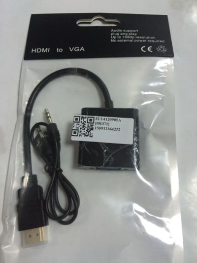 Лот: 6632599. Фото: 1. hdmi + vga. Шлейфы, кабели, переходники