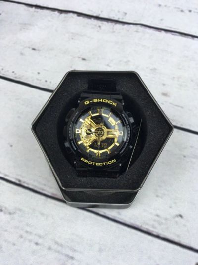 Лот: 11070897. Фото: 1. Часы Casio G - Shock GA-110 black-gold... Другие наручные часы