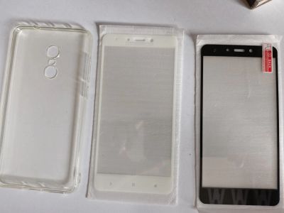 Лот: 18890117. Фото: 1. защитные стёкла и бампер Xiaomi... Защитные стёкла, защитные плёнки