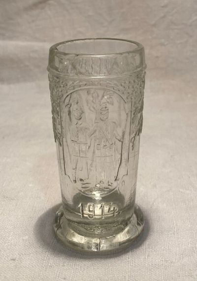 Лот: 20044601. Фото: 1. Старинный немецкий стакан 1914... Предметы интерьера и быта
