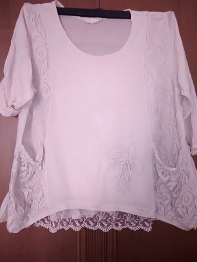 Лот: 19039768. Фото: 1. Блузон из марлевки 58 р. Блузы, рубашки