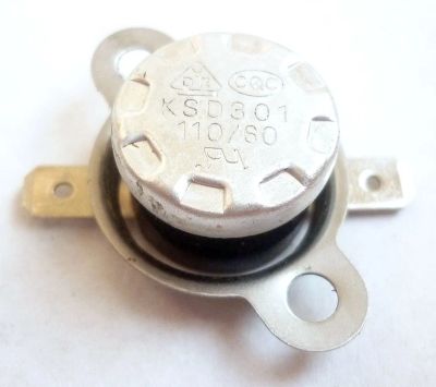 Лот: 17650002. Фото: 1. Термовыключатель KSD301 110/60... Запчасти для микроволновок, мини-печей