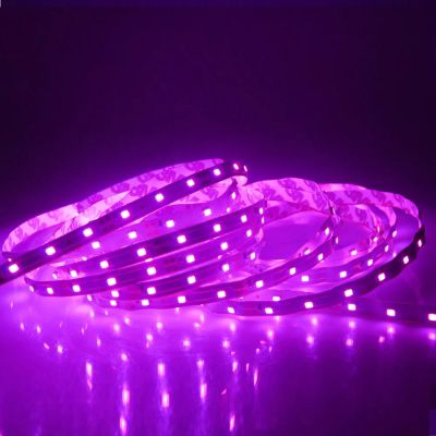 Лот: 23270845. Фото: 1. Лента 2835 60LED/m Pink 12V IP33. Светодиодная подсветка