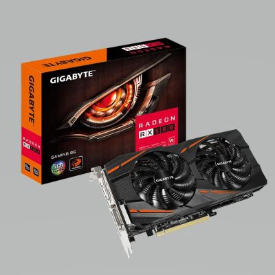 Лот: 13690539. Фото: 1. Игровая видеокарта Gigabyte AMD... Видеокарты