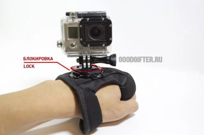 Лот: 9983084. Фото: 1. Крепление на кисть для GoPro/Xiaomi... Штативы, держатели
