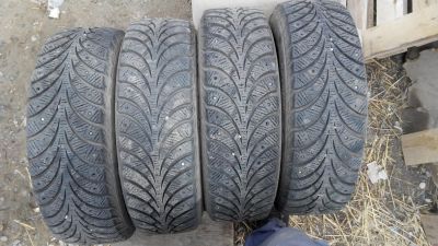 Лот: 6182600. Фото: 1. Good Year 175/70 R13 на железных... Шины на дисках