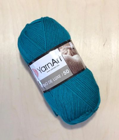 Лот: 18236818. Фото: 1. Пряжа YarnArt Merino de Luxe 50... Ткани, нитки, пряжа