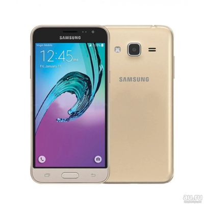 Лот: 7903414. Фото: 1. Samsung Galaxy J3 (2016) gold. Смартфоны