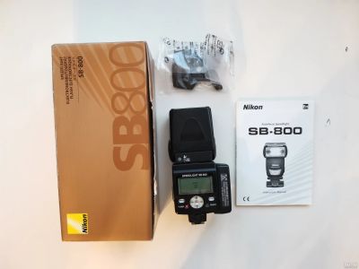 Лот: 18335800. Фото: 1. Вспышка Nikon speedlight sb-800. Вспышки, осветители, рассеиватели