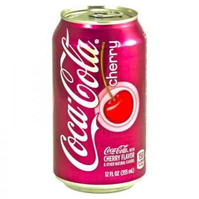 Лот: 4607528. Фото: 1. Coca-cola cherry вишневая кола. Напитки