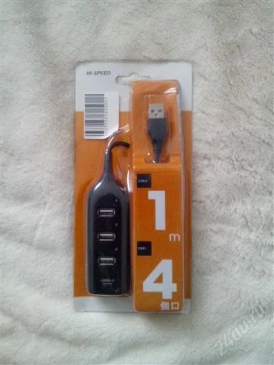 Лот: 2585734. Фото: 1. USB Hub на 4 порта. Платы расширения, контроллеры, доп. порты