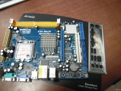 Лот: 13824462. Фото: 1. Материнская плата 775 AsRock G31m-VS2... Материнские платы