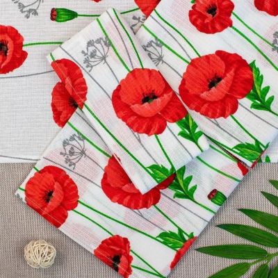 Лот: 25621292. Фото: 1. Полотенце кухонное вафельное... Полотенца