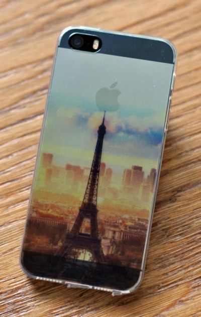 Лот: 9976381. Фото: 1. Силиконовый чехол Париж для iphone... Чехлы, бамперы