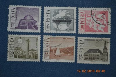 Лот: 11026300. Фото: 1. Марки Польши 1966г. Стандартные. Марки